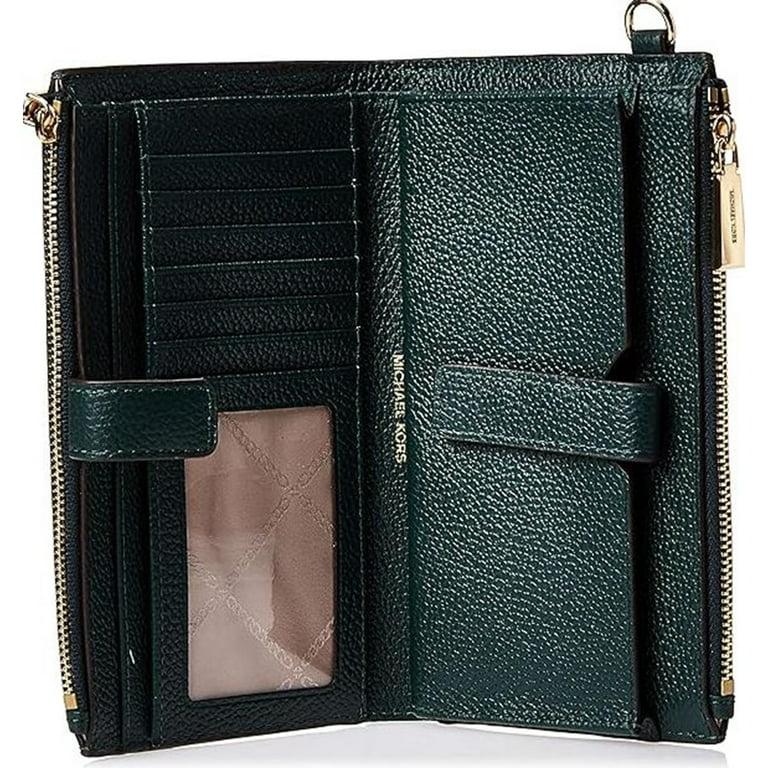 MICHAEL Michael Womens Kors Double Zip Wristlet Dark Atlantic