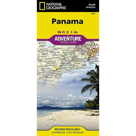National Geographic Adventure Map Panama Map, Book 3101, (Paperback)