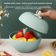 thumbnail image 4 of Christmas Candy Storage Box Fruit Shaped ABS Snack Tray for Cookies Sweets Dried Fruit 17.5 cm x 17.5 cm x 14 cm, 4 of 6