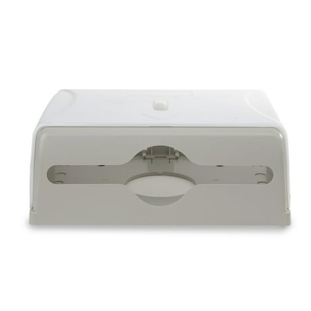 Kraft Paper Dispenser - Mind Reader Multi-Fold Surface Mounted Paper Towel Dispenser, White