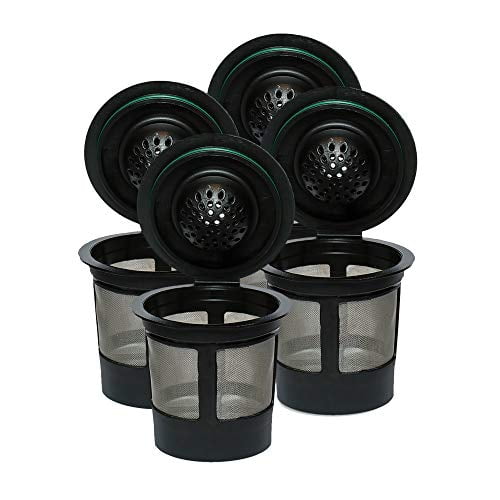 Reusable K Cups For Keurig 2.0 & 1.0 Brewers Easy To Use Refillable Single Cup Coffee Filters