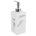 thumbnail image 4 of FRCOLOR Hand Soap Dispenser Hand Soap Dispenser Marble Pattern Lotion Bottle Refillable Liquid Hand Soap Jar Container,7.68"X2.95"X2.95", 4 of 5