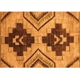 thumbnail image 1 of Ahgly Company Indoor Rectangle Oriental Orange Modern Area Rugs, 5' x 8', 1 of 4
