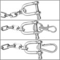 thumbnail image 4 of Gancho de elevación con tornillo D y pasador M16 (juego de 2) - gancho resistente de acero inoxidable, capacidad 1600 kg - para navegar, acampar, practicar deportes y hacer senderismo, 4 of 5