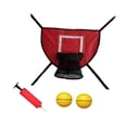 thumbnail image 2 of Mini aro de baloncesto para trampolín, portería de exterior, accesorios para trampolín rojo, 2 of 8