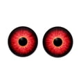 thumbnail image 2 of Halloween LED Light Up Eye Hanging Decorations 2 Pack, Glowing Eyeballs Scary Ghost Eyes Door Wall Badges for Window Porch, Battery Operated Acrylic Spooky Haunted House Ambiance Ornament, 2 of 7