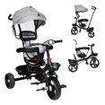 thumbnail image 1 of Triciclo Evolutivo Para Niños Tipo Carriola Asiento 360° 7 En 1 Luz Basico Gris, 1 of 5