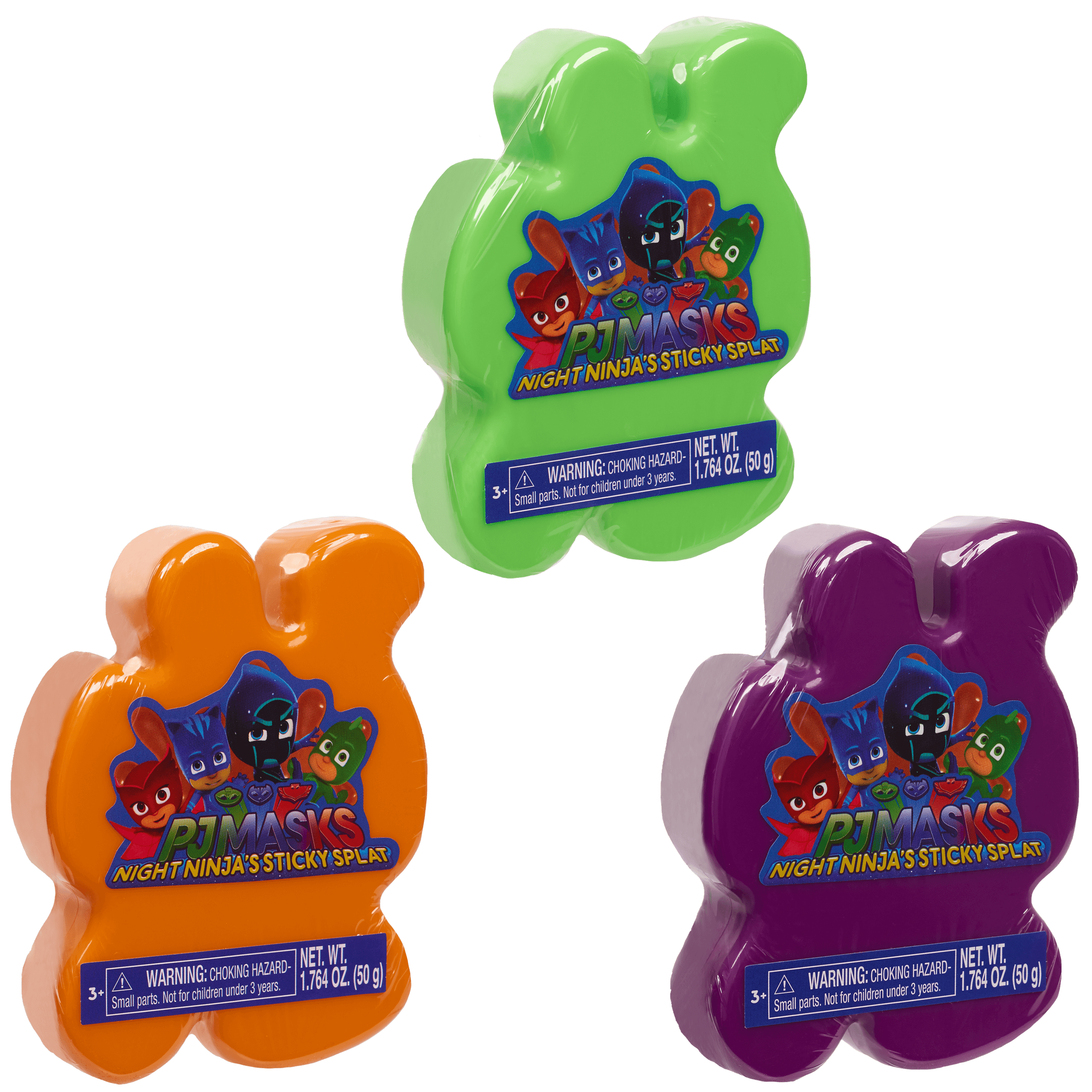 PJ Masks Sticky Splat Putty 3Pack
