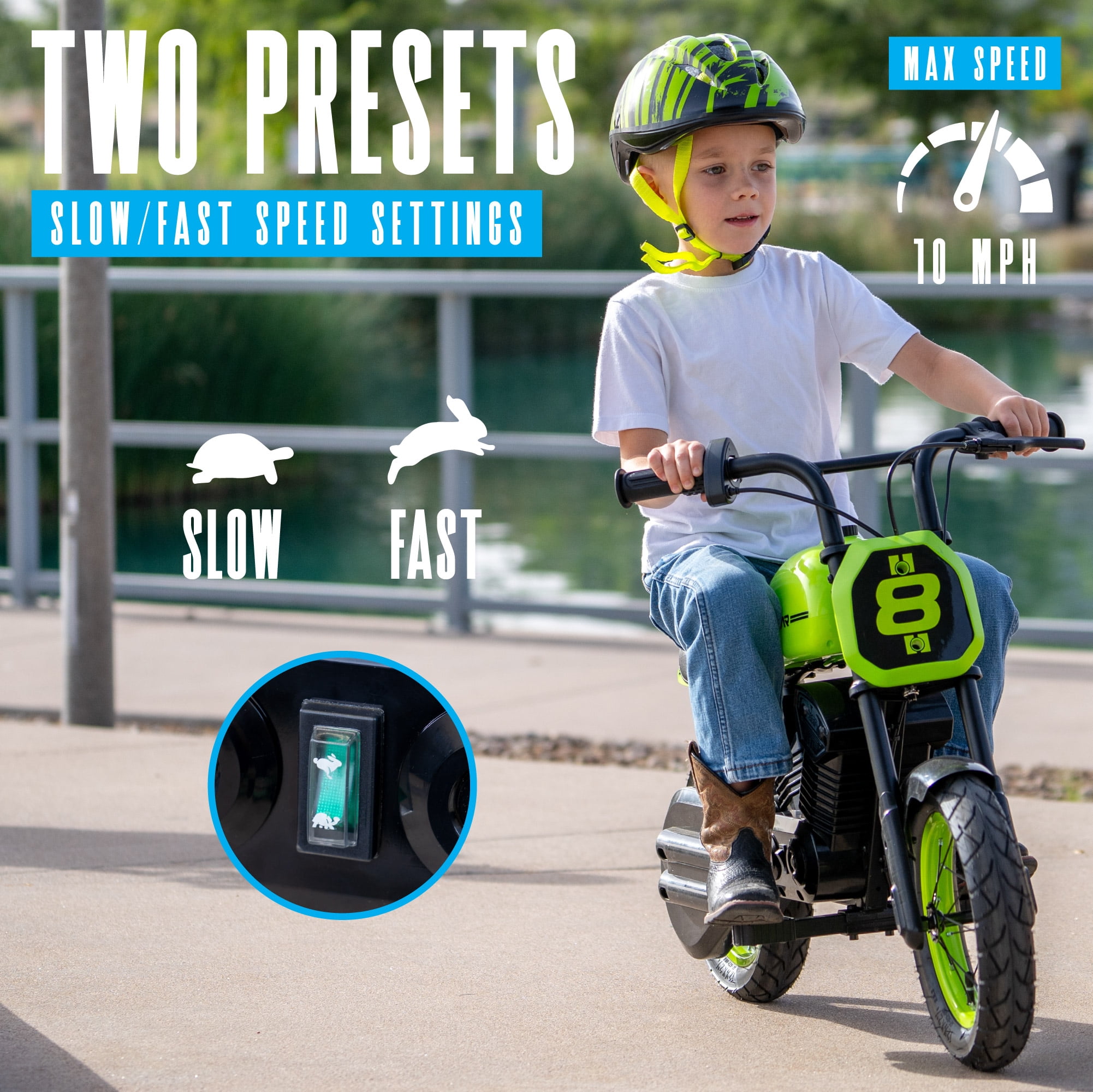 Madd Gear My 1st Mini Electric Motorcycle – 24V Battery, 10 MPH, 12" Wheels, Ages 5-8