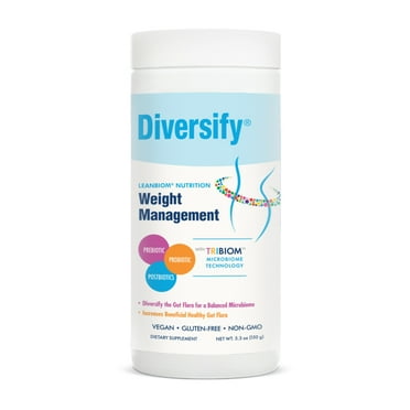 Biom Probiotics Diversify Weight Management Leaky Gut Health Probiotics for Women, HMOs, 5.3oz