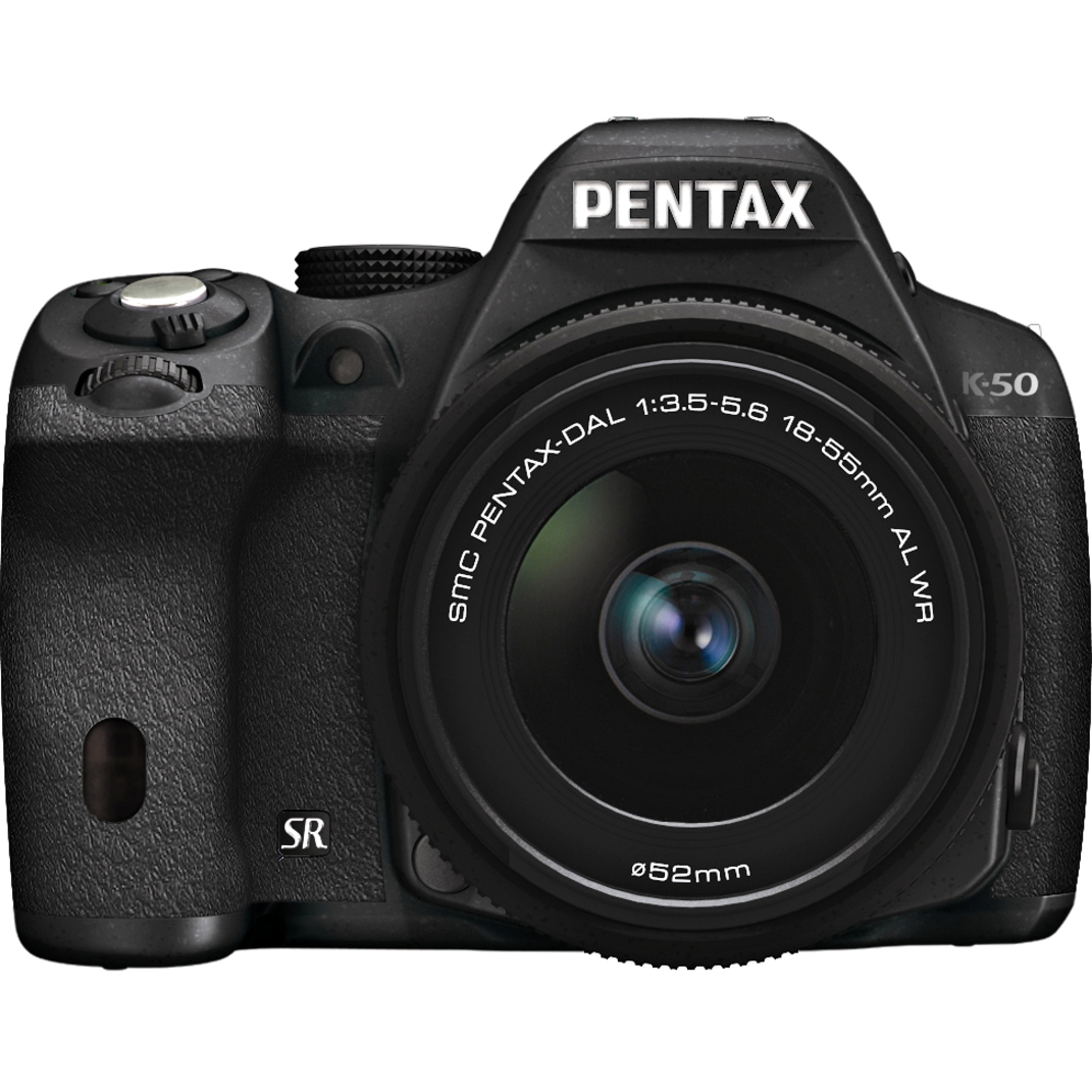 Pentax K-50 16.3 Megapixel Digital SLR Camera with Lens, 0.71", 2.17", Black - image 3 of 5