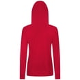 thumbnail image 3 of Women's Levelwear Red Detroit Red Wings Relay Banner Arch Pullover Hoodie, 3 of 3
