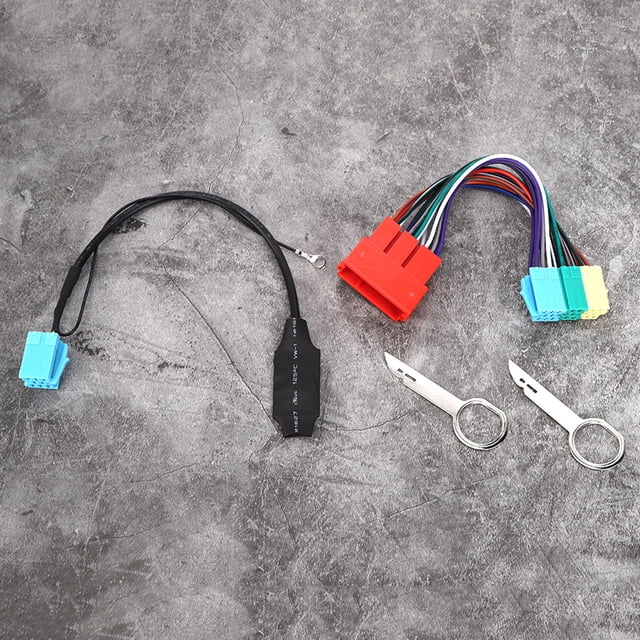 Adaptador Estéreo Para Automóvil, Práctico Conector De Radio Para Automóvil Resistente Al Desgaste Para Reemplazo De Teléfono Para 8L 8P