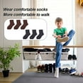 thumbnail image 5 of Calcetines tobilleros para hombre, 6 pares, calcetines de algodón para hombre y mujer, calcetines casuales de otoño e invierno, 5 of 5