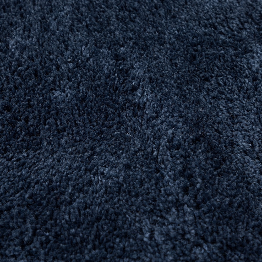 Mainstays Perfomance One Piece Polyester Bath Rug, Washed Indigo, 19.5" x 34"