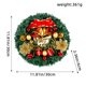 thumbnail image 3 of Guirnalda navideña de 30 cm, guirnalda navideña para puerta, adornos colgantes, decoración navideña de Año Nuevo 2025, colgante para puerta de Navidad, 3 of 5