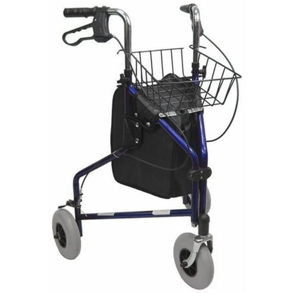 Karman Healthcare R-3600-BD 3 wheel Rollator-Burgundy