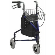 Karman Healthcare R-3600-BL 3 wheel Rollator-Blue