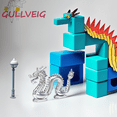 thumbnail image 6 of Dragon Model Building Kit - Non-Official Parts Compatible, PAD Printed Toy Bricks for Boys Ages 8-12, Creative Construction Craft Kit, Perfect Gift for Imaginative Play - Pack of 1, 6 of 6