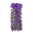 thumbnail image 3 of Clearance!XEOVHV Hanging Artificial Violet Ivy Flowers, 2 Packs Hanging Flowers Plant for Outside Outdoor Patio Garden Porch Wedding Home Decorations (Pink), 3 of 8
