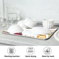 thumbnail image 7 of Yayeee Dish Drying Mat for Kitchen Counter 16"x18" Microfiber Absorbent Pad, Colorful Jam Jars, 7 of 7