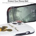 thumbnail image 3 of iPhone 12 Case, Cartoon Gold Cute Mickey Mouse Case, Soft Slim Fit Shockproof Small Waist Design Full Protective Phone Case, Compatible for iPhone 12 6.1 Inch (Back Mickey), 3 of 7