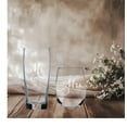 thumbnail image 2 of Mr. and Mrs. Etched Beer Glass and Stemless Wine Glass Combo (set of 2), 2 of 6