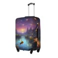 thumbnail image 2 of Balery Luggage Cover Magical Bees Twilight River Print Suitcase Covers for Luggage Elastic Washable Suitcase Protector Fits 18-32 Inch Luggage-Small, 2 of 9