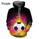 thumbnail image 3 of Sudadera con capucha con estampado 3D de fútbol para hombre, sudaderas holgadas informales a la moda para niños, sudaderas con capucha con patrón de fútbol genial, ropa de calle, 3 of 5