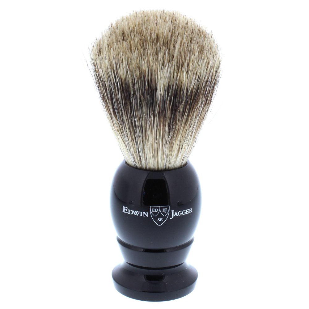 Edwin Jagger Edwin Jagger Best Badger Shaving Brush, Medium, Black
