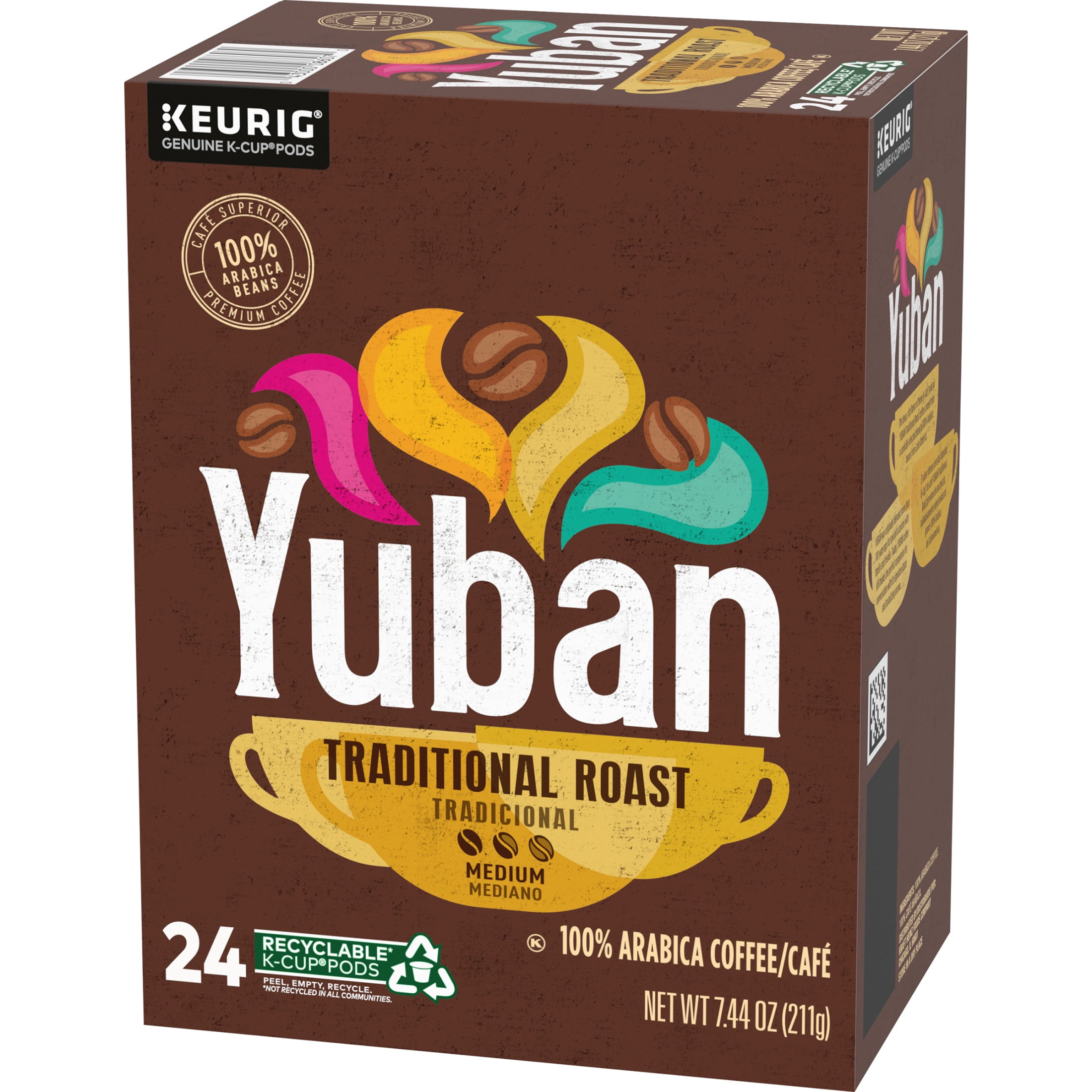 Yuban Traditional Roast Medium Roast K-Cup® Coffee Pods, 24 Count Box