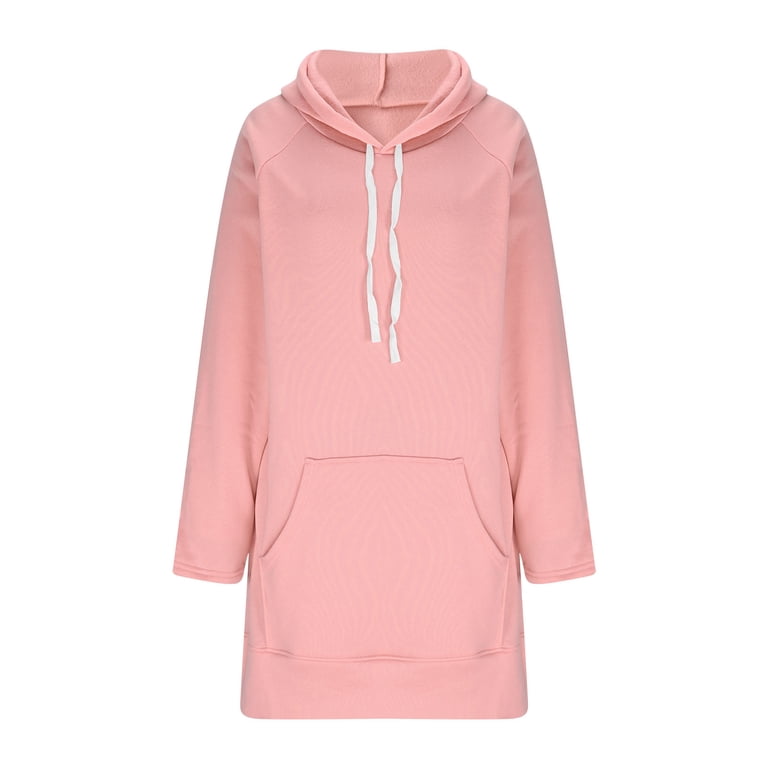 pastel hoodie dress Girls Blush Hoodie Dress