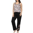 thumbnail image 3 of Disney Womens Plus Size Minnie Mouse All-Over Tank Top Pajama Lounge Wear Set, 3 of 6