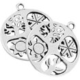 thumbnail image 5 of Jinsinto 50pcs Silver Pendant for Jewelry Making 4 Seasons Spring Summer Autumn Winter Theme Pendants Hand Accessory, 5 of 5