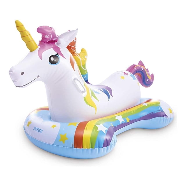 Flotador Salvavidas Unicornio Inflable Alberca Niños Intex Intex 57552NP