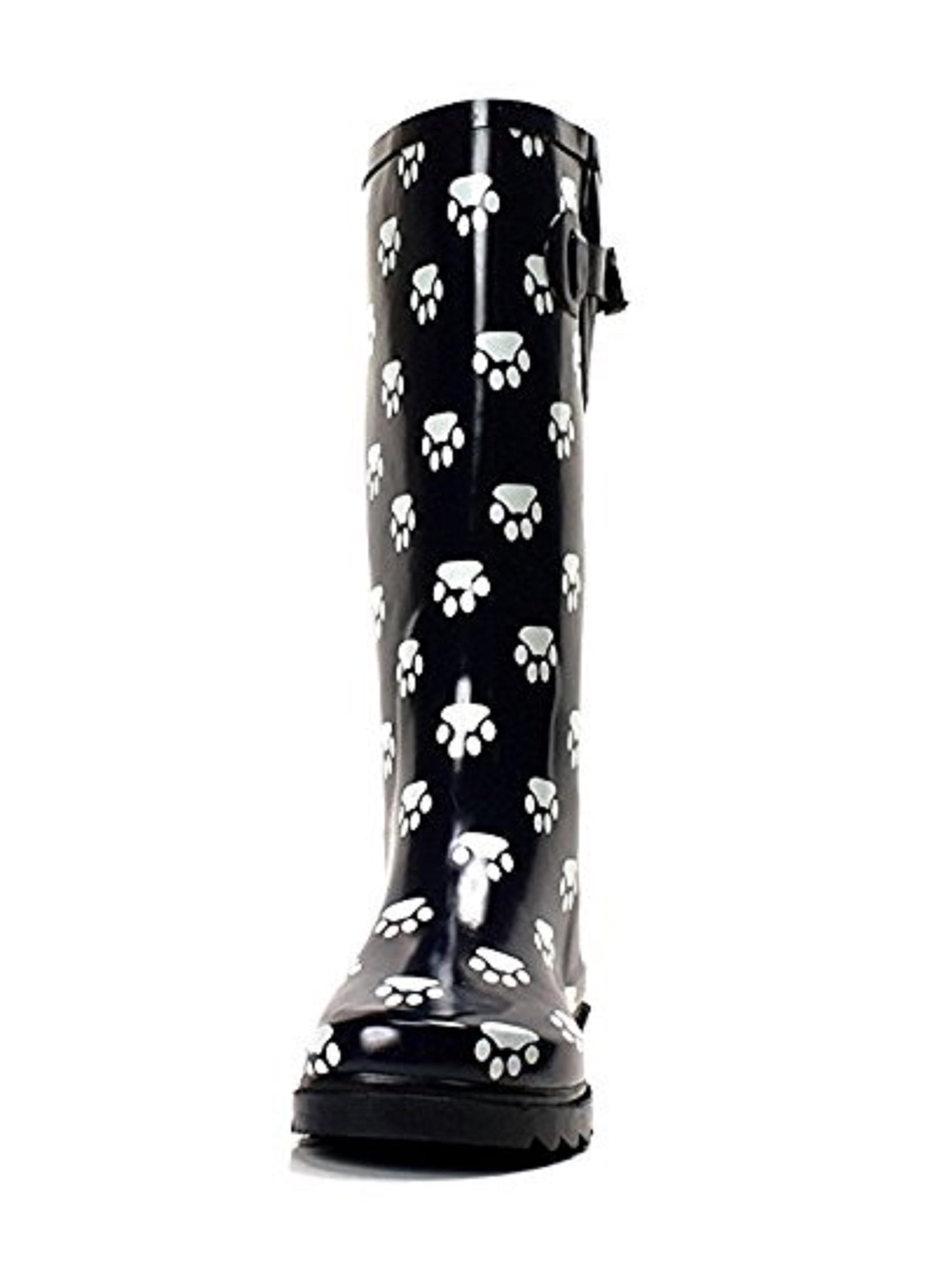 Tanleewa Waterproof Women Rain Boots Anti-Slip Rain Shoes Rubber Boots Shoe Size 9 Adult Female