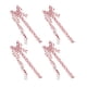 thumbnail image 1 of 4 lazos decorativos de satén con cinta de sujeción, diseño de corazón, para San Valentín, bodas, cumpleaños, decoración de muebles., 1 of 8