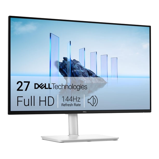 Monitor Dell 27 Plus - S2725Hsm - Pantalla Fhd De 27 Pulgadas (1920 X 1080) 144 Hz 1 Ms 2 Altavoces De 3 W Conectividad Hdmi Ajuste De Altura/Inclinación/Pivote/Giro Amd Freesync - Blanco Ceniza