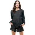 thumbnail image 4 of Mint Plus Pink - Women's Two Piece Sleepwear - Cozy, 6 Sizes, Round Neck, Machine Washable, 4 of 6