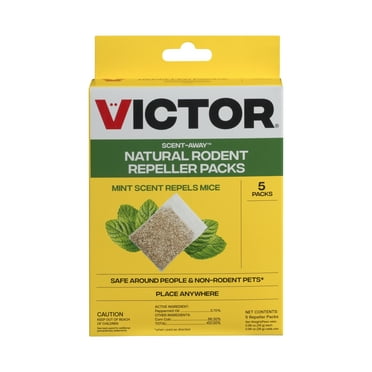 Victor Scent-Away Natural Rodent Repeller - 5 Pack