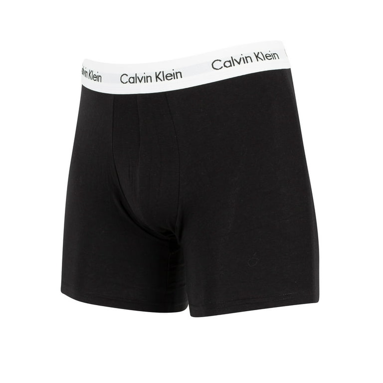 Calvin Klein 3 Pack Cotton Stretch Boxer Briefs, White 