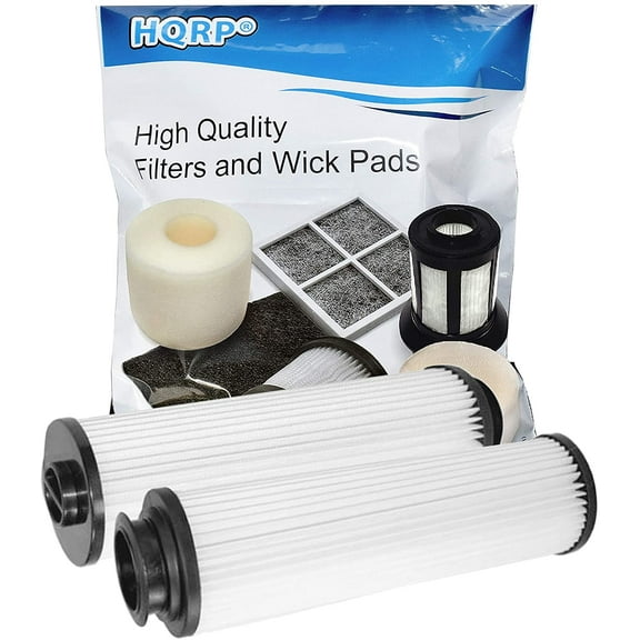 HQRP HEPA Filter 2-Pack for Hoover U8125900 U8125-900 U8126900 U8126-900 U8126990 U8126-990 Vac