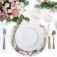 thumbnail image 5 of Ryvnso Watercolor Christmas Gnomes Round Plate Mats Dining Table Placemat 1 Piece for Holiday Decoration, 5 of 7