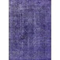 thumbnail image 1 of Ahgly Company Indoor Rectangle Mid-Century Modern Purple Oriental Area Rugs, 5' x 8', 1 of 6