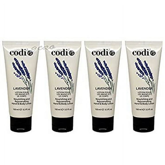 Codi Lavender Hand & Body Lotion Nourishing and rejuvenating 3.3 oz - 4 PC