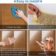 thumbnail image 5 of Protector de puerta contra rayones de perros LIUYMXG protectores de muebles y puertas de gatos, 5 of 5