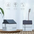 thumbnail image 5 of Mini Humidifier with Night Light, 250ml USB Cute Personal Small Humidifier with Adjustable Cool Mist Mode,Quiet 7 Color Light for office Desktop,Plant Home Indoor Room Baby Bedroom - Navy Blue, 5 of 7