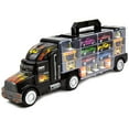 thumbnail image 3 of Toysery Transport Car Carrier Truck Toy for Kids with 6 Alloy Cars and 28 Slots - Long Truck Toy for Boys, Girls & Children - 20" Long, 3 of 3