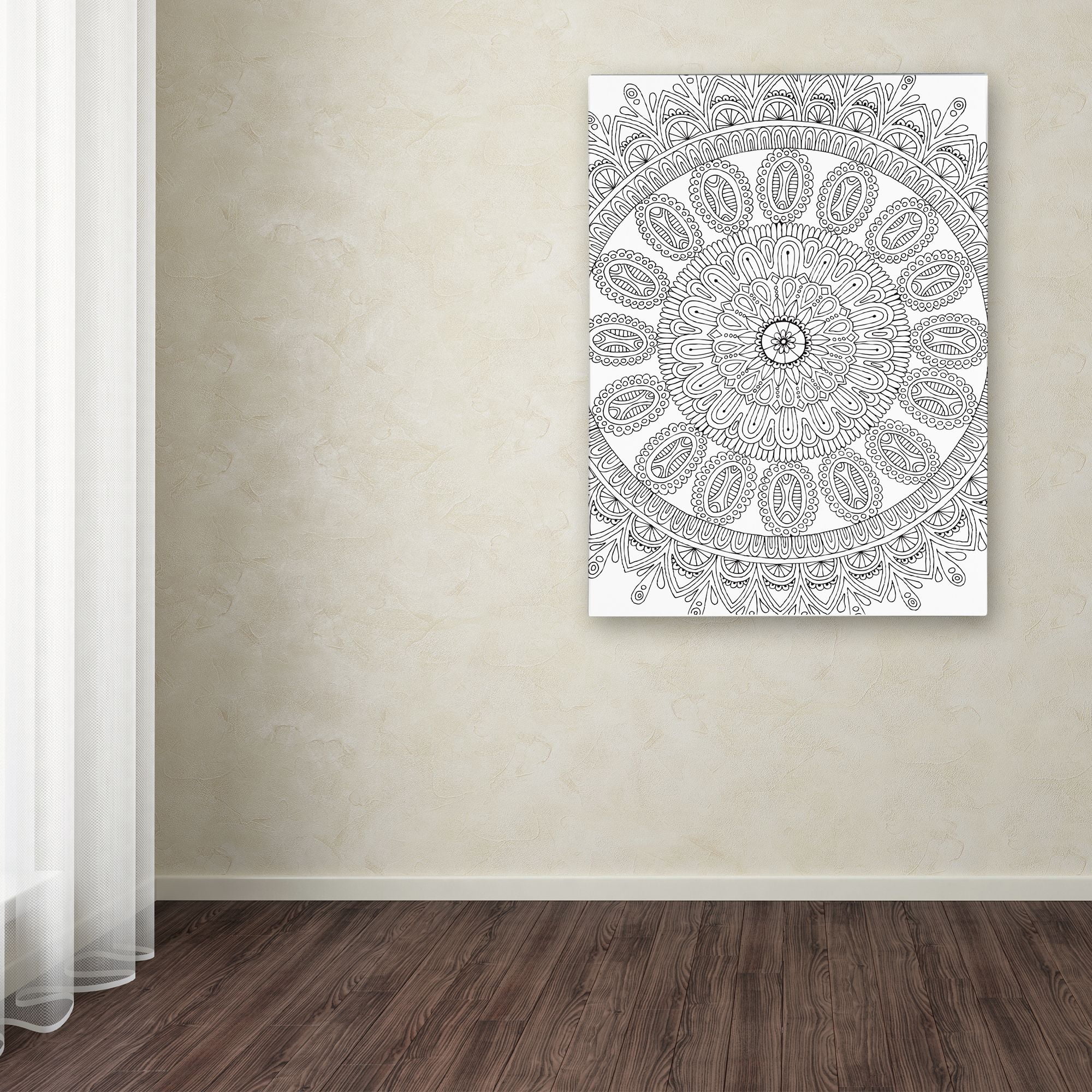 Trademark Fine Art "Mandala" Canvas Art by Hello Angel