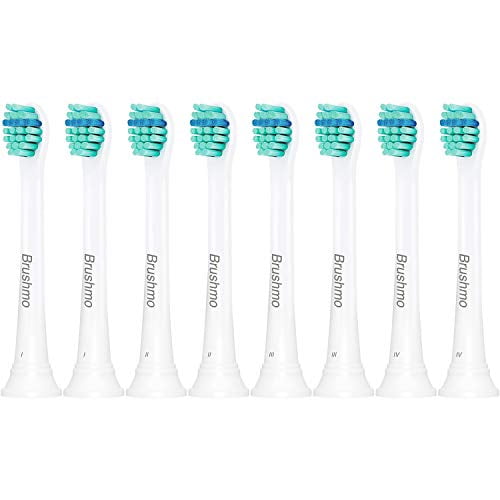 Brushmo Compact Replacement Toothbrush Heads Compatible for HX6023 to